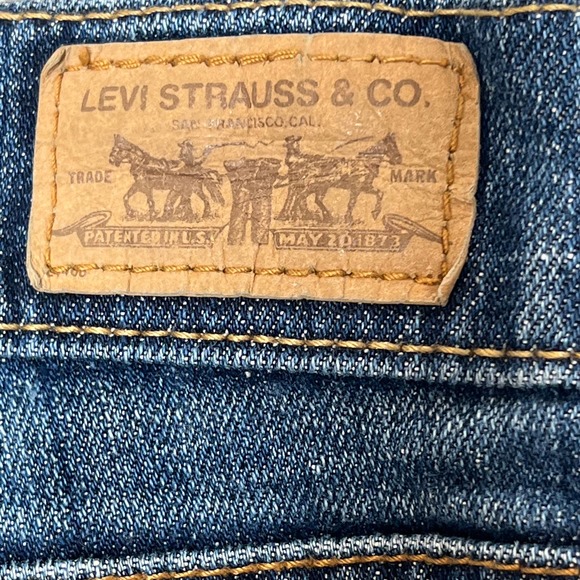 Levi's 515 PLUS SIZE Bootcut Studded Flap Pockets Jeans Medium Wash 14 - Picture 5 of 8